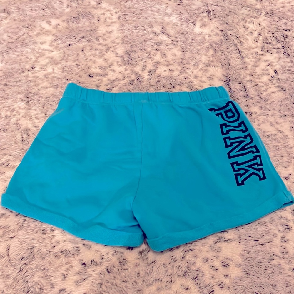 Victoria Secret blue sweat shorts, size large.